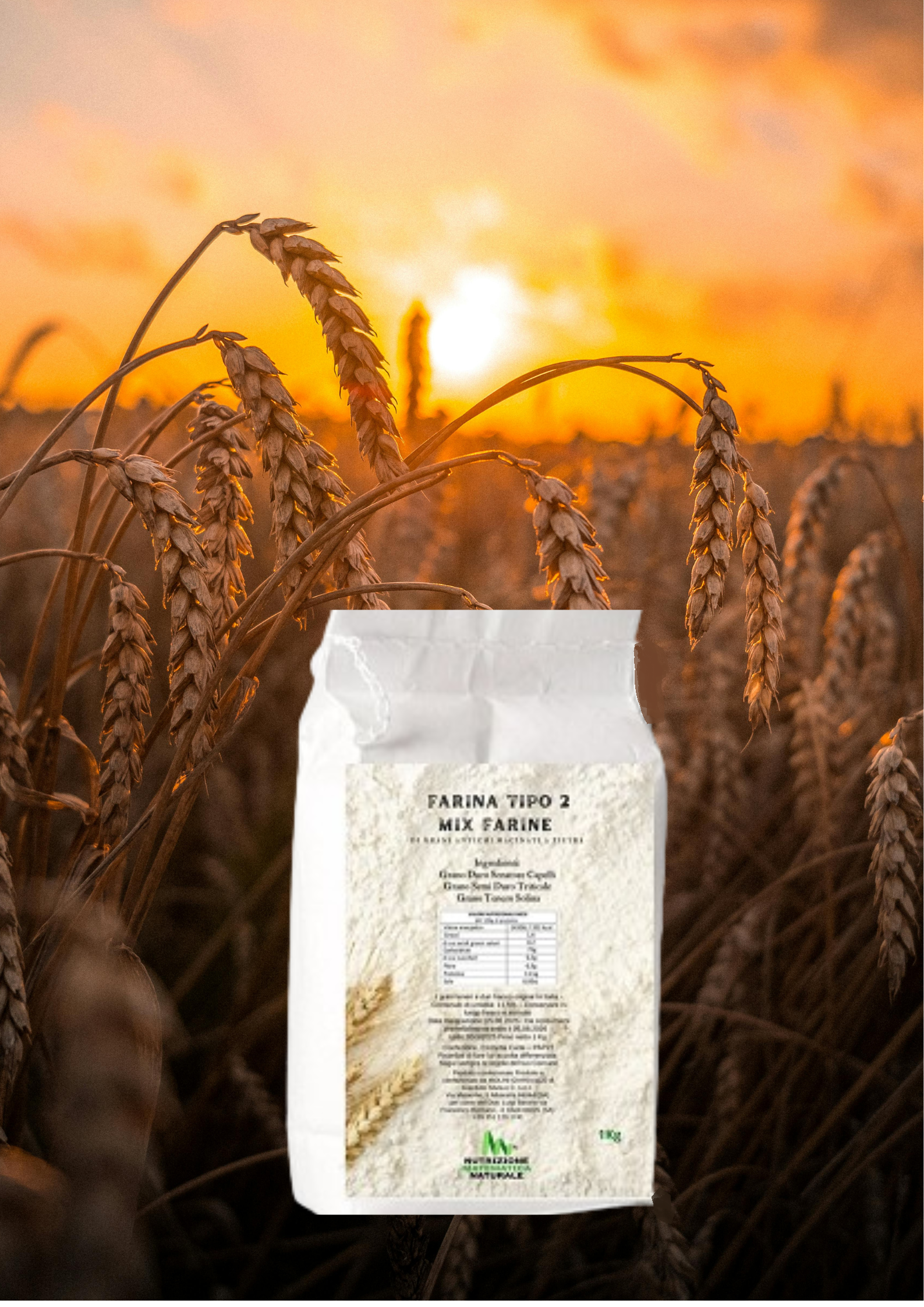 Farina di GRANI ANTICHI Macinati a Pietra Grani Antichi - 1 Kg - immagine 2