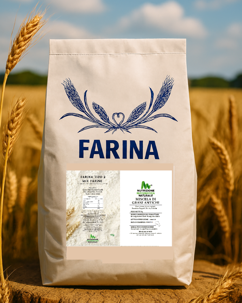 Farina di grani antichi Solina Senatore Cappelli Triticale per pane e pasta