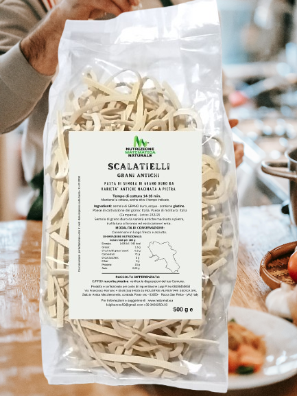 SCALIATIELLI Pasta speciale di semola di Grani Antichi 500 g