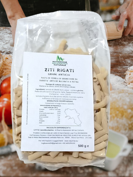 ZITI RIGATI Pasta di semola di Grani Antichi 500 g