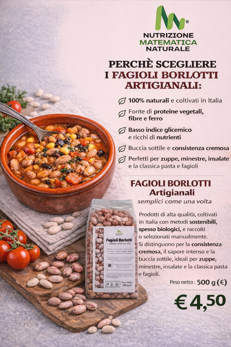FAGIOLI BORLOTTI Artigianali 500 g