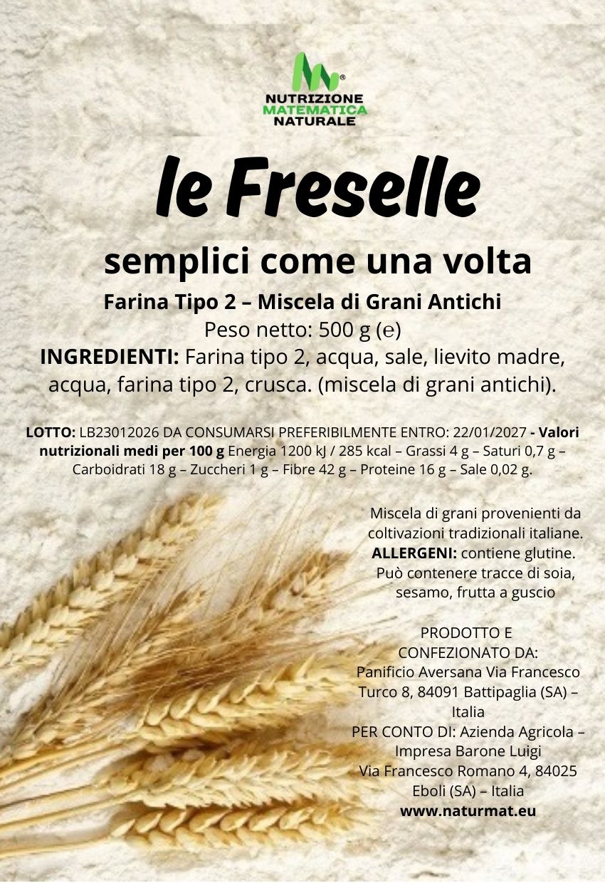 LE FRESELLE semola di Grani Antichi 500 g - immagine 2