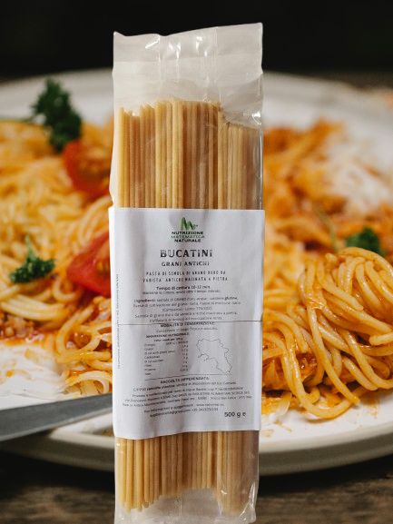 BUCATINI Pasta di semola di Grani Antichi 500 g - immagine 2